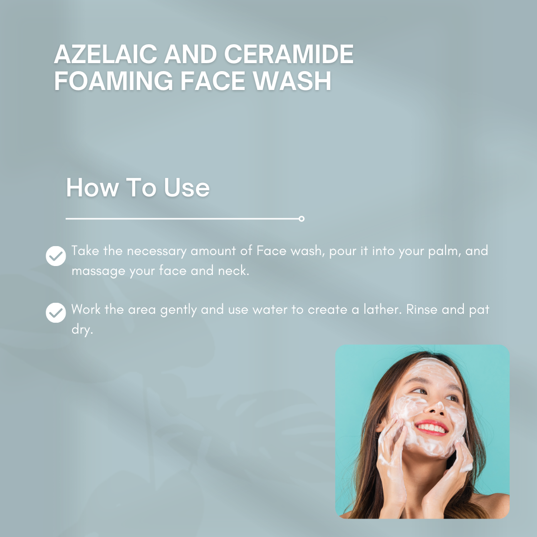 Azelaic and Ceramide Foaming Face wash