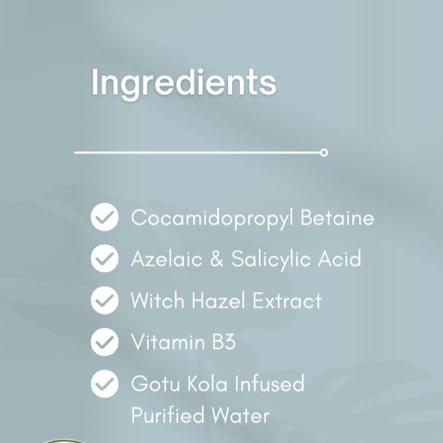 Azelaic and Ceramide Foaming Face wash