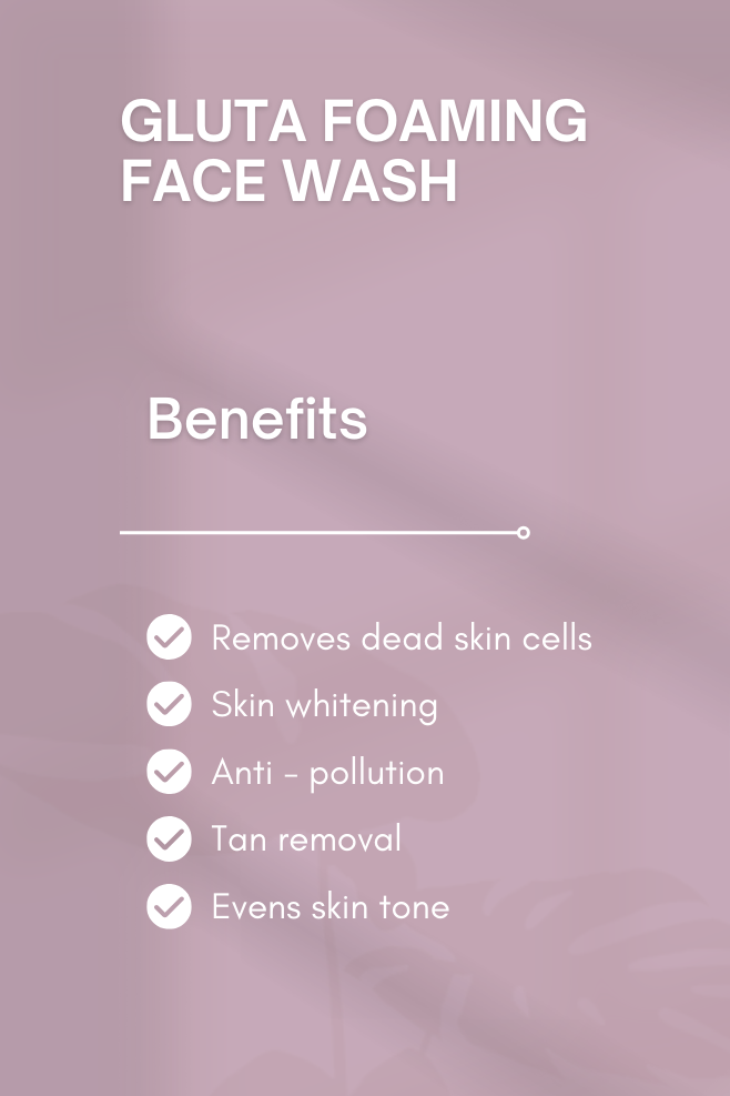 Gluta foaming Face wash