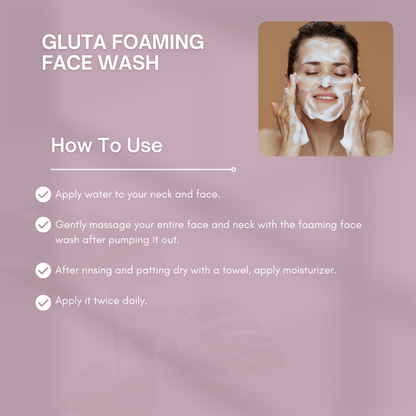 Gluta foaming Face wash