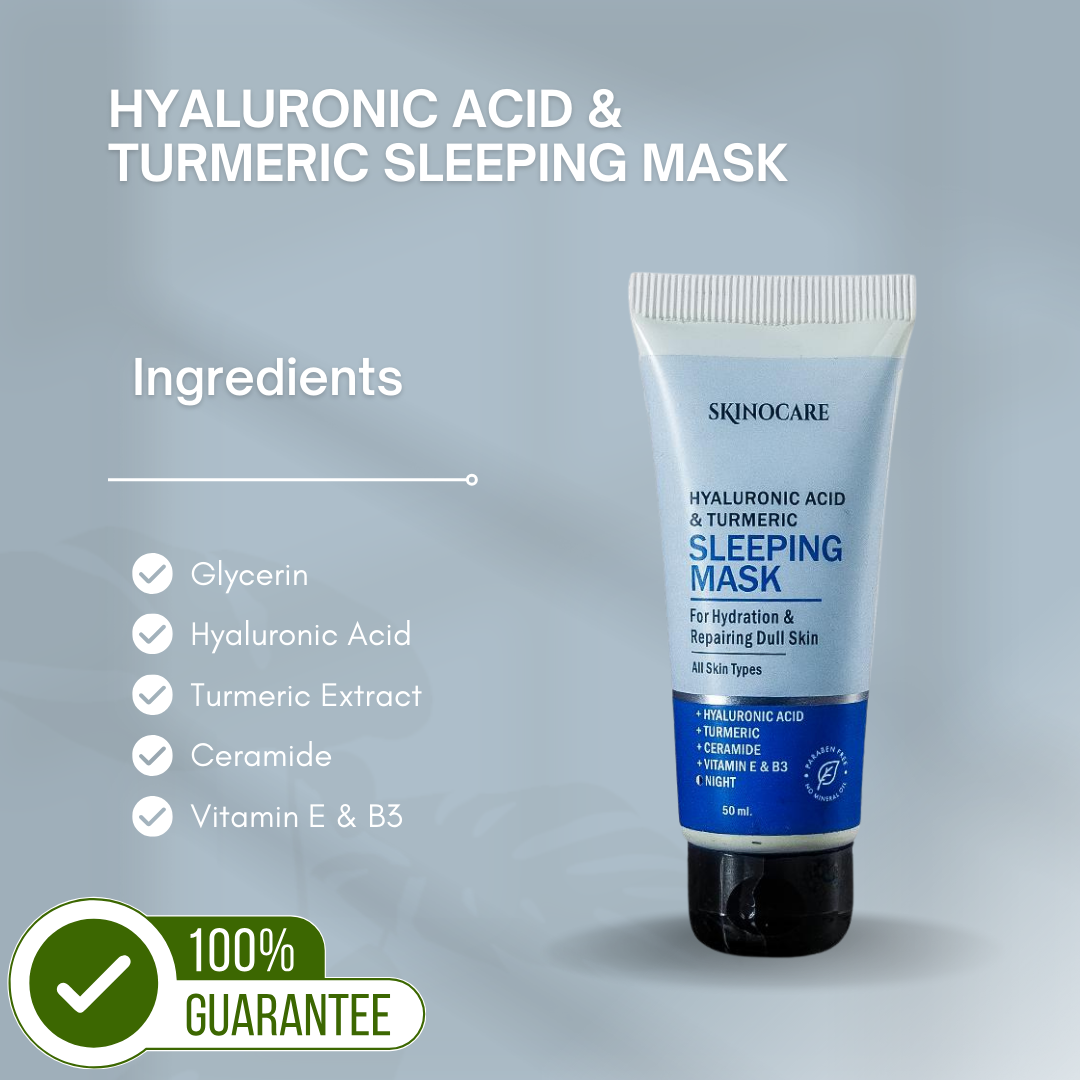 Hyaluronic Acid & Turmeric Sleeping Mask