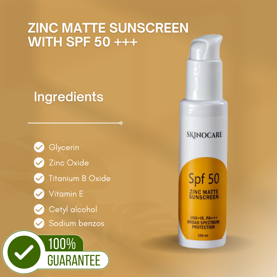 Sunscreen SPF 50 Zinc Matte