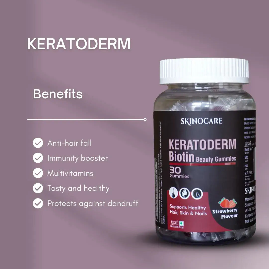 Keratoderm Biotin Beauty Gummies